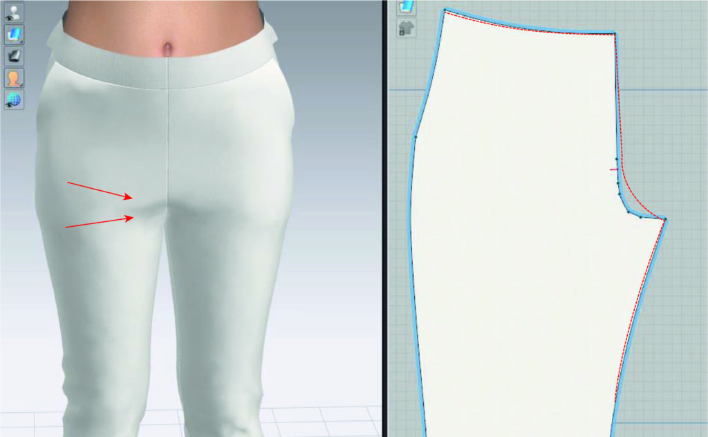 Adjusting Women's Pants With This On-the-Body Fitting Method for the Back- Crotch Seam - Threads