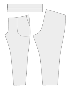 Increase or decrease width on a pattern, part 1 – trousers
