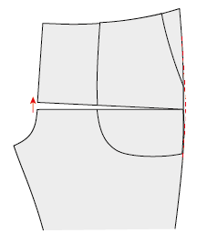 Increase or decrease width on a pattern, part 2 – trousers